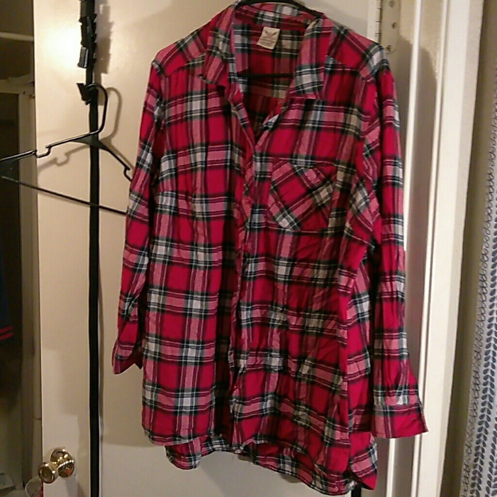 Plaid Button-Up